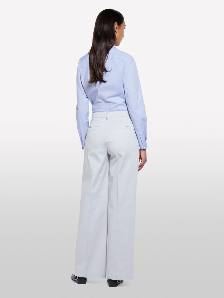 Light blue slim fit shirt - null - Light Blue | Sisley image number 3